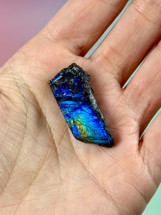 AUTHENTIC SPECTROLITE SLAB - FINLAND (7) tumble stone The Crystal Avenues 