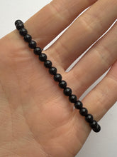 Load image into Gallery viewer, BLACK OBSIDIAN BRACELET (4MM) Bracelet The Crystal Avenues 
