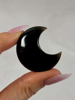 BLACK ONYX MOON CRYSTAL (1) The Crystal Avenues 