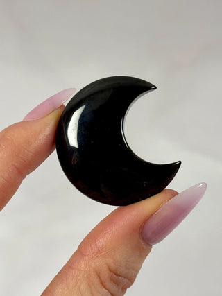 BLACK ONYX MOON CRYSTAL (2) The Crystal Avenues 