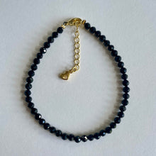 Load image into Gallery viewer, BLACK TOURMALINE FACETED BRACELET Bracelet The Crystal Avenues 
