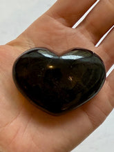 Load image into Gallery viewer, BLACK TOURMALINE HEART (1) tumble stone The Crystal Avenues 
