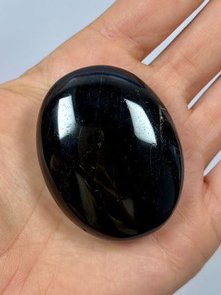 BLACK TOURMALINE PALM STONE (4) tumble stone The Crystal Avenues 