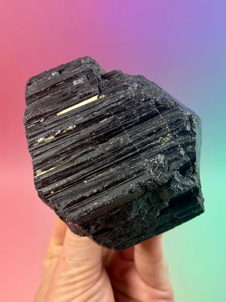 BLACK TOURMALINE RAW (2) The Crystal Avenues 