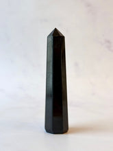 Load image into Gallery viewer, BLACK TOURMALINE TOWER (1) tumble stone The Crystal Avenues 
