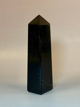 BLACK TOURMALINE TOWER (1) tumble stone The Crystal Avenues 
