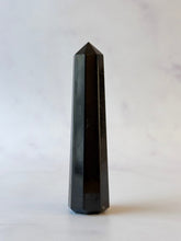 Load image into Gallery viewer, BLACK TOURMALINE TOWER (2) tumble stone The Crystal Avenues 
