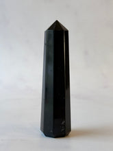 Load image into Gallery viewer, BLACK TOURMALINE TOWER (4) tumble stone The Crystal Avenues 
