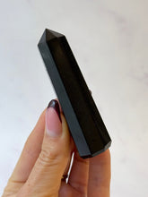 Load image into Gallery viewer, BLACK TOURMALINE TOWER (5) tumble stone The Crystal Avenues 
