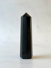 Load image into Gallery viewer, BLACK TOURMALINE TOWER (5) tumble stone The Crystal Avenues 
