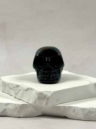 BLOODSTONE SKULL CARVING (1) Heart The Crystal Avenues 