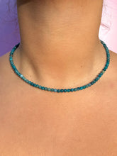 Indlæs billede til gallerivisning BLUE APATITE CHOKER NECKLACE Necklace The Crystal Avenues 
