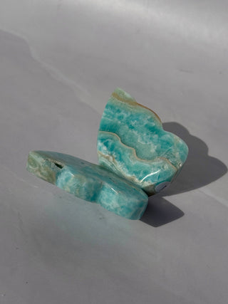 BLUE ARAGONITE BUTTERFLY (1) The Crystal Avenues 