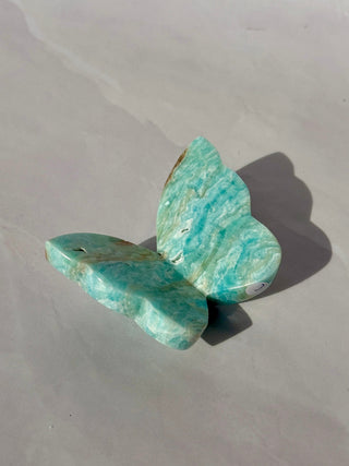 BLUE ARAGONITE BUTTERFLY (3) The Crystal Avenues 