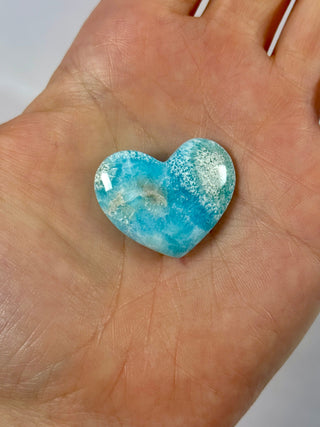 BLUE ARAGONITE HEART (12) The Crystal Avenues 