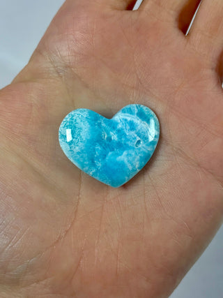 BLUE ARAGONITE HEART (12) The Crystal Avenues 