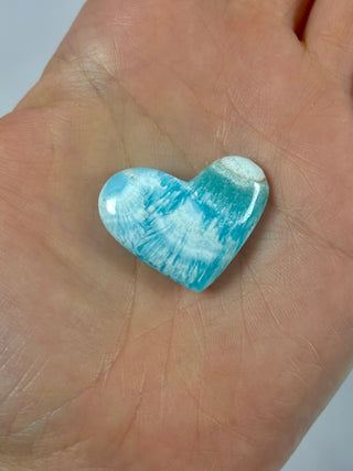 BLUE ARAGONITE HEART (13) The Crystal Avenues 