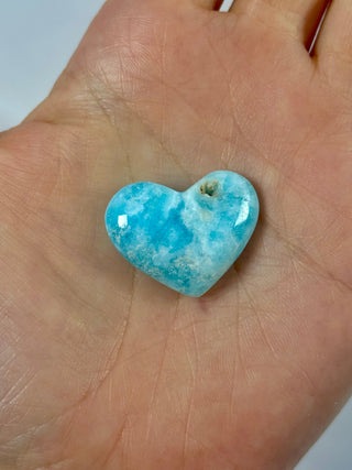 BLUE ARAGONITE HEART (15) The Crystal Avenues 