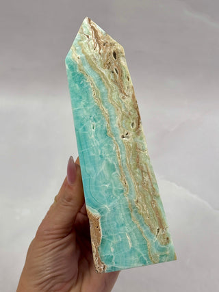BLUE ARAGONITE XL TOWER (A) Tower The Crystal Avenues 