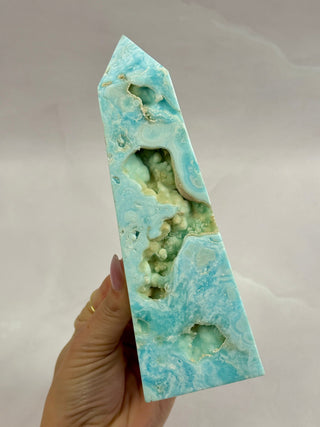 BLUE ARAGONITE XL TOWER (B) Tower The Crystal Avenues 