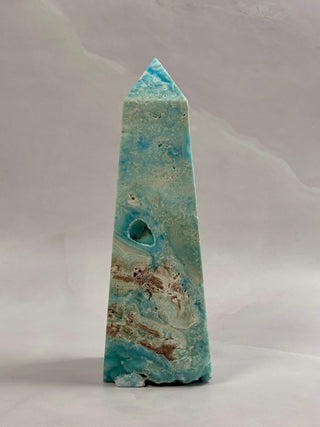 BLUE ARAGONITE XL TOWER (B) Tower The Crystal Avenues 