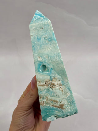 BLUE ARAGONITE XL TOWER (B) Tower The Crystal Avenues 