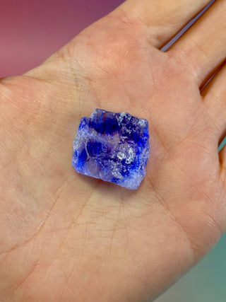BLUE HALITE - TURKEY (2) Raw Crystal The Crystal Avenues 