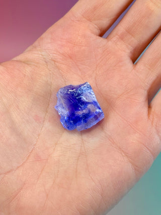 BLUE HALITE - TURKEY (4) Raw Crystal The Crystal Avenues 