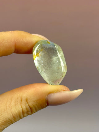 BLUE TOPAZ (1) Tumble Stone The Crystal Avenues 