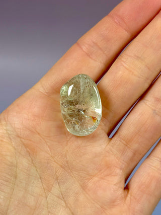 BLUE TOPAZ (4) Tumble Stone The Crystal Avenues 