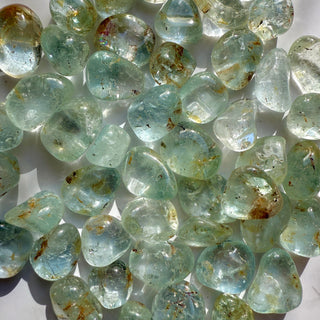 BLUE TOPAZ TUMBLE STONE Tumble Stone The Crystal Avenues 