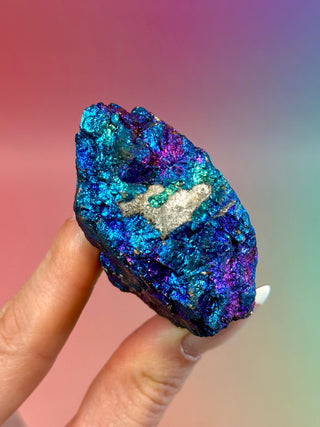 BORNITE "PEACOCK STONE" (2) Raw Crystal The Crystal Avenues 
