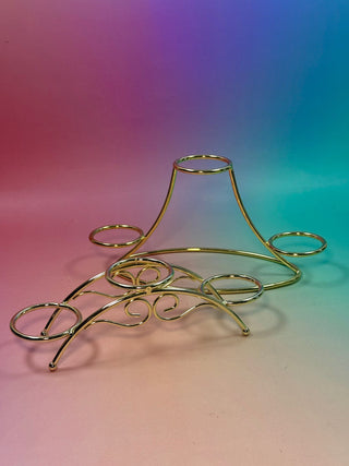 BRASS SPHERE STAND The Crystal Avenues 