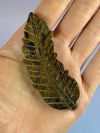 BRONZITE FEATHER (1) Bracelet The Crystal Avenues 