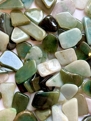 BURMA JADE TUMBLE STONE Tumble Stone The Crystal Avenues 