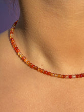 Load image into Gallery viewer, CARNELIAN CHOKER NECKLACE Necklace The Crystal Avenues 
