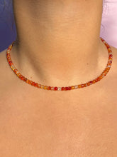 Load image into Gallery viewer, CARNELIAN CHOKER NECKLACE Necklace The Crystal Avenues 
