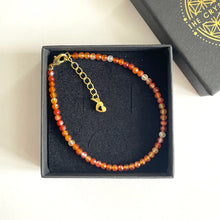 Load image into Gallery viewer, CARNELIAN FACETED BRACELET Bracelet The Crystal Avenues 
