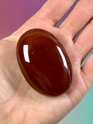 CARNELIAN PALM STONE (3) The Crystal Avenues 