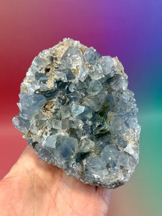 CELESTITE CLUSTER (3) Cluster The Crystal Avenues 