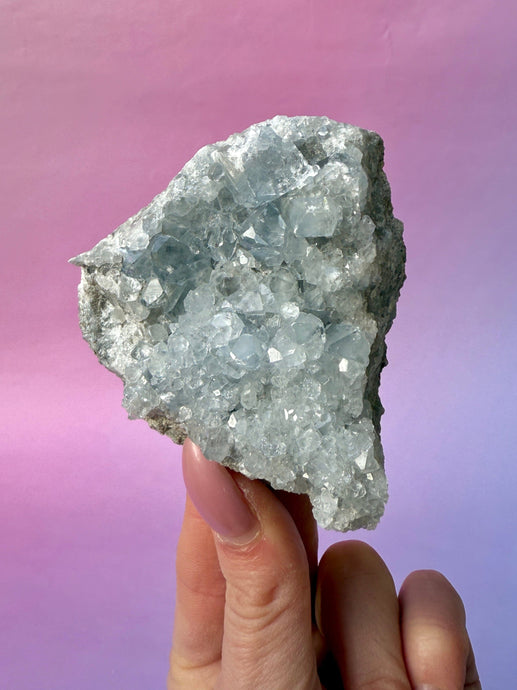 CELESTITE CLUSTER (5) Cluster The Crystal Avenues 