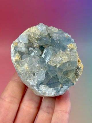 CELESTITE CLUSTER (7) Cluster The Crystal Avenues 