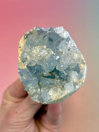 CELESTITE CLUSTER (7) Cluster The Crystal Avenues 