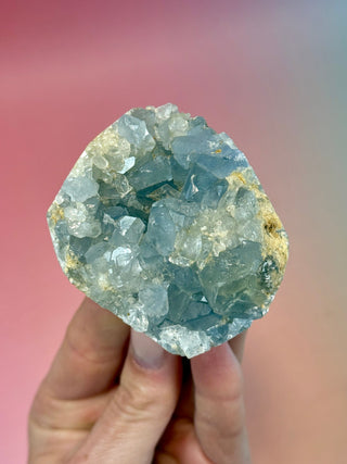 CELESTITE CLUSTER (7) Cluster The Crystal Avenues 