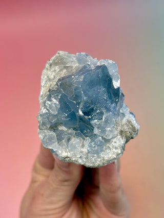CELESTITE CLUSTER (8) Cluster The Crystal Avenues 