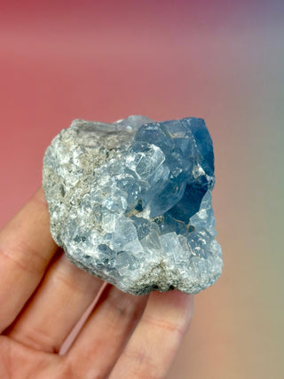 CELESTITE CLUSTER (8) Cluster The Crystal Avenues 