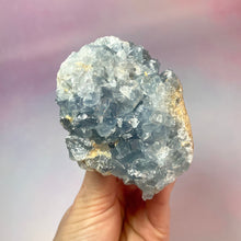 Load image into Gallery viewer, CELESTITE CLUSTER (E) Cluster The Crystal Avenues 
