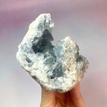 Load image into Gallery viewer, CELESTITE CLUSTER (M) Cluster The Crystal Avenues 
