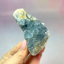 Load image into Gallery viewer, CELESTITE CLUSTER (Q) Cluster The Crystal Avenues 
