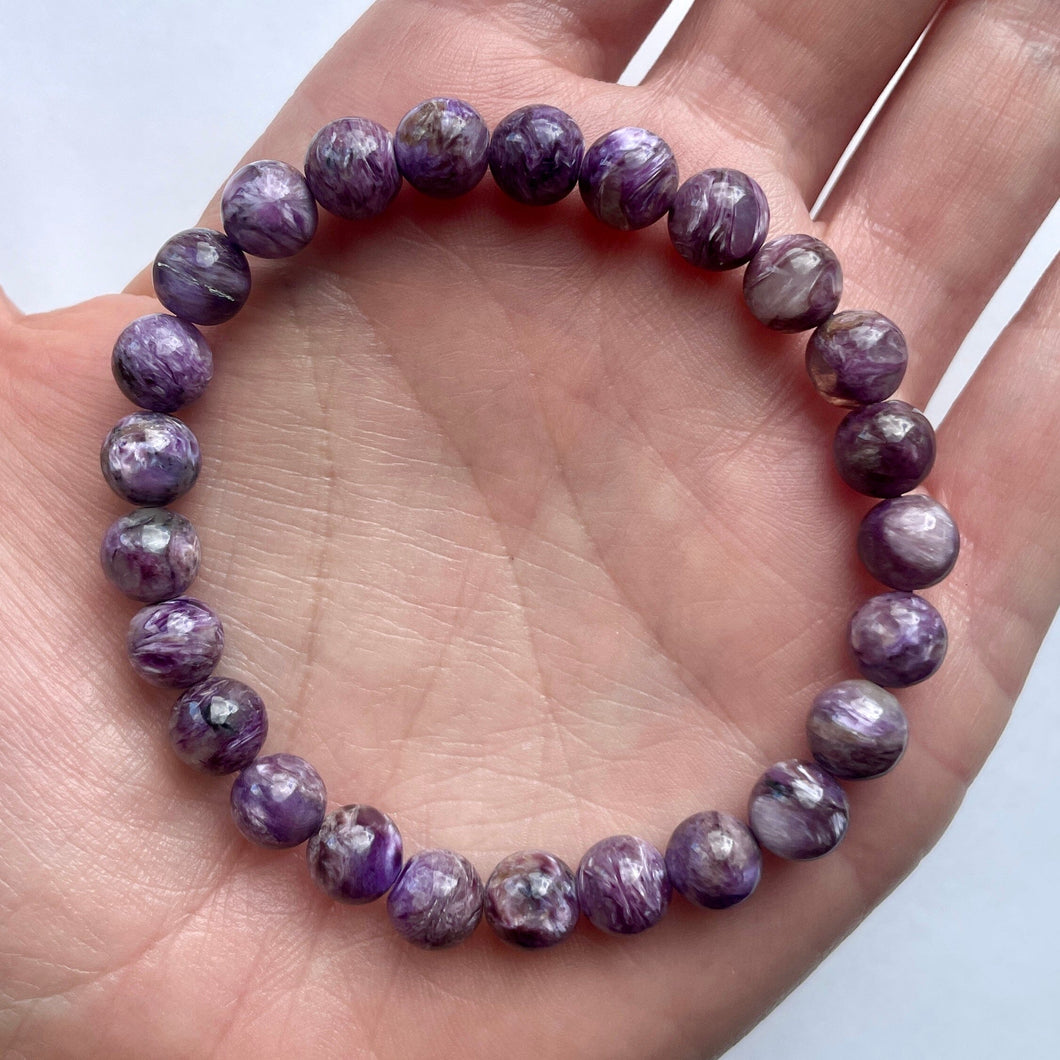 CHAROITE BRACELET tumble stone The Crystal Avenues 